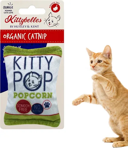 Miniatura 24 de Huxley & Kent Juguete de Peluche para Gatos - Juguete Interactivo de Hierba Gatera para Gatos y Gatitos - Suave con Crujido y Hierba Gatera