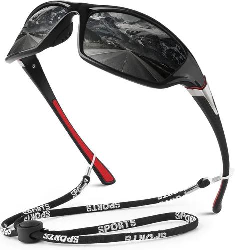 Miniatura 14 de WEAROYO - Gafas de sol polarizadas deportivas para hombres y mujeres, gafas de pesca y conducción rectangulares, protección UV400 Marco C