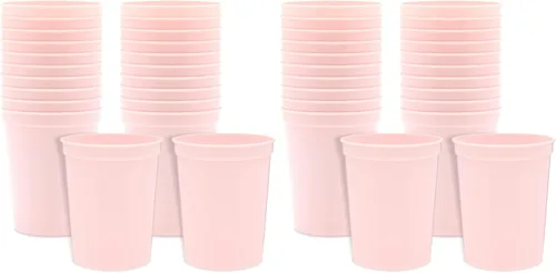 Miniatura 11 de BLUE PANDA Vasos de estadio de 16 onzas color verde lima, vasos de plástico reutilizables y aptos para lavavajillas, vasos de recuerdo de fiesta
