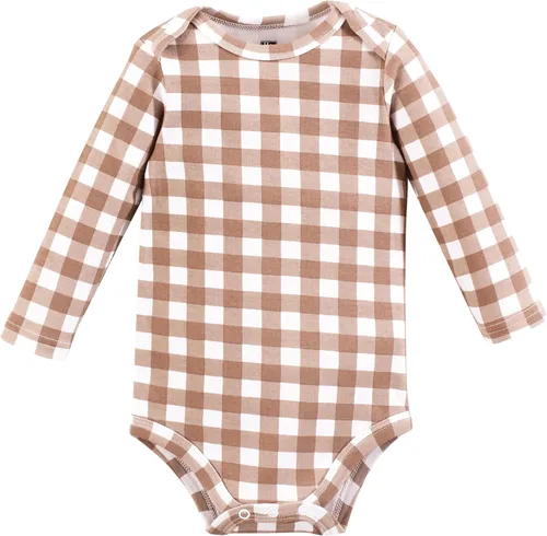 Miniatura 91 de Hudson Baby Body unisex de algodón de manga larga para bebé, leopardo rosa rojo