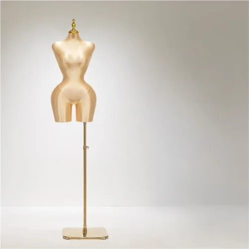 Miniatura 9 de Maniquí femenino grande con soporte ajustable de cuerpo completo, torso de forma de vestido para tienda de ropa al por menor y exhibición