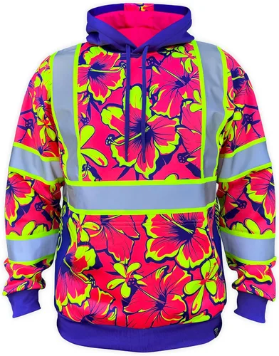 Miniatura 6 de SafetyShirtz SS360 ANSI Clase 3 Tipo R Sudaderas con Capucha Gráfica