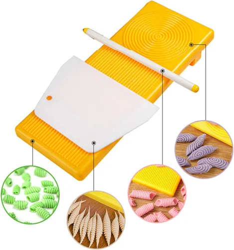 Miniatura 3 de Tabla de pasta de macarrones de espagueti, juego de tablero multifuncional de ñoquis, kit de molde de pasta hecho a mano, suplemento alimenticio