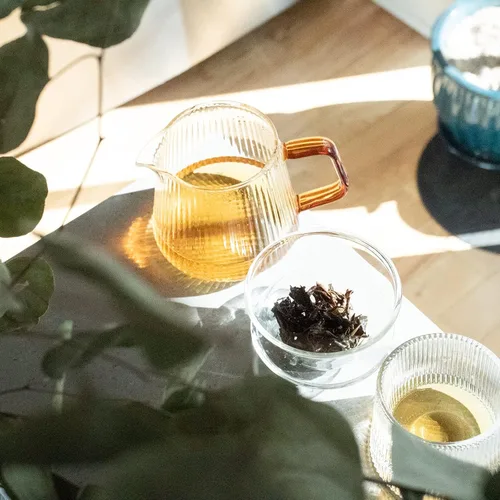 Miniatura 7 de Decantador de pourover CEREMONY, decantador de vidrio de borosilicato para café, té y otras bebidas (16.9 fl oz)