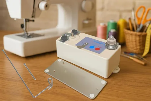 Miniatura 5 de HimaPro Bobinadora Automática para Máquina de Coser Bobinadora Eléctrica - Bobinadora Eléctrica - Ranura Ajustable para Bobina - Experiencia