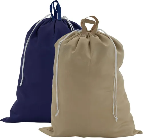 Miniatura 6 de Bolsa para ropa sucia de algodón natural extra grande, de Household Essentials