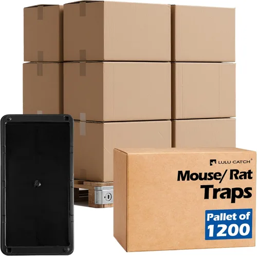 Miniatura 9 de LULUCATCH, trampas para ratones, 6 unidades de trampas grandes de pegamento para interiores para el hogar, tablas de pegamento a granel pre-cebadas