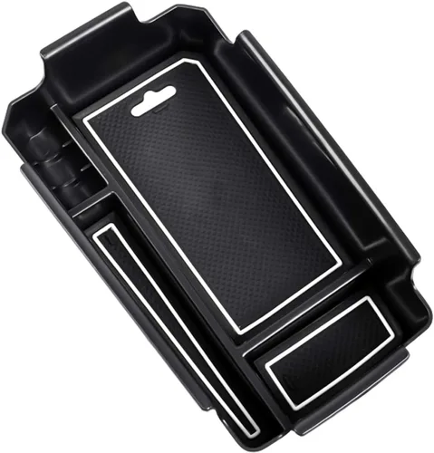 Miniatura 5 de SHAOHAO Organizador de consola central Volvo XC40 2023 2024 2025, para 2018 2019 2020 2021 2022 2023 2024 2025 Volvo XC40 Bandeja organizadora