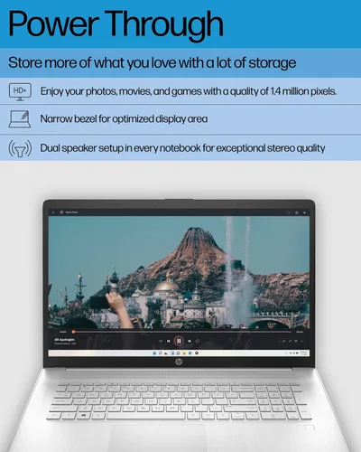 Miniatura 3 de HP Portátil de 17,3 pulgadas, Intel Core i5-1135G7 de 11ª generación, gráficos Intel Iris Xe, 8 GB de RAM, SSD de 512 GB, Windows 11 Home