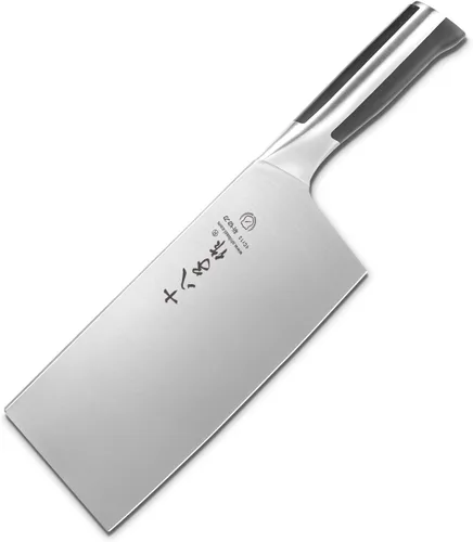 Miniatura 12 de SHI BA ZI ZUO Cuchillo de acero inoxidable resistente para cortar huesos caseros
