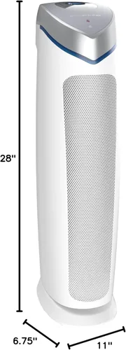 Miniatura 10 de GermGuardian Purificador de aire con filtro puro HEPA 13 para mascotas, elimina el 99.97% de los contaminantes, cubre habitaciones grandes de hasta