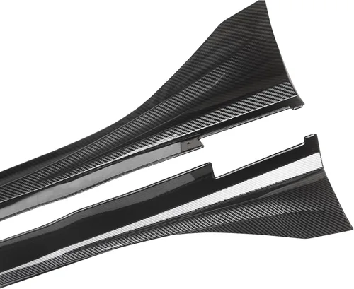 Miniatura 9 de CHIESMA Faldas laterales para Honda Civic de 11ª generación 2022-2025 Sedan y Hatchback ABS Fibra de carbono Estilo RS Estilo Rocker Extensión Panel