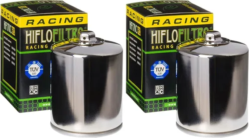 Miniatura 3 de HiFloFiltro HF170B-4 Filtro de aceite estándar negro premium, paquete de 4