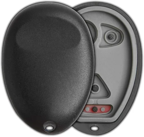 Miniatura 2 de keylessoption sólo el caso Keyless Entry Remote Key Fob Shell, Negro