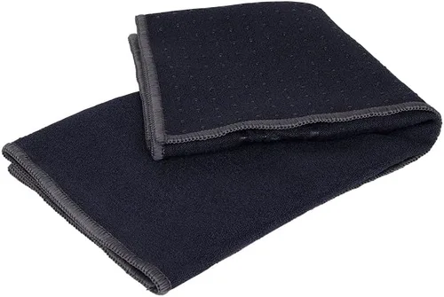 Manduka Yogitoes - Toalla de mano de yoga, 16 pulgadas, agarre activado por humedad, puntas de silicona patentadas, altamente absorbente, duradera y