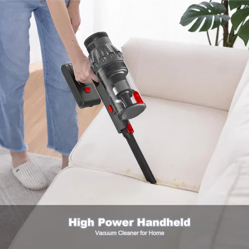 Miniatura 4 de Aspiradora Inalámbrica, Aspiradoras para el Hogar, Aspiradora de Palo y Mano de 50KPA 500W para Pelo de Mascotas y Pisos de Madera Dura, Batería