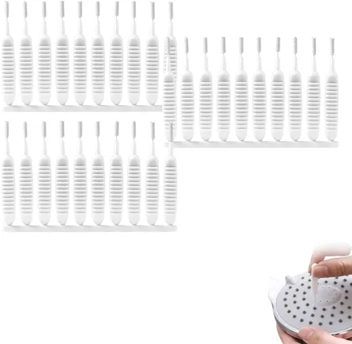 Miniatura 11 de Cepillo de limpieza para cabezal de ducha para agujeros pequeños, cepillo de limpieza antiobstrucción de espacios mejorado 2026, cepillos