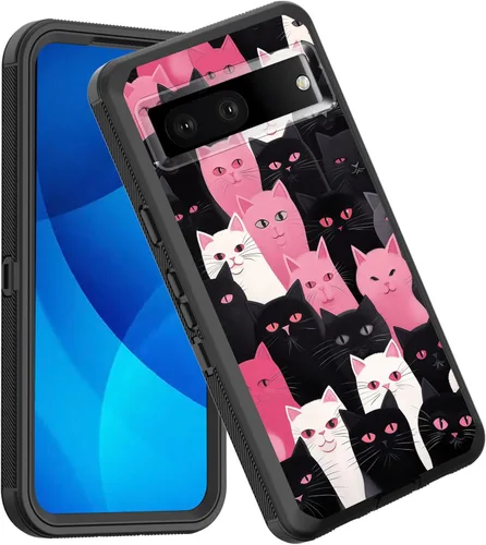 Miniatura 71 de Funda para Pixel 7a, a prueba de golpes, 3 capas, protección de cuerpo completo, resistente, de alto impacto, para Google Pixel 7a de 6.1 pulgadas
