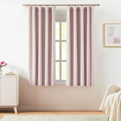 Miniatura 15 de Vision Home Cortinas opacas de color azul cambray de 63 pulgadas para dormitorio, aislamiento térmico, oscurecimiento de la habitación, juego