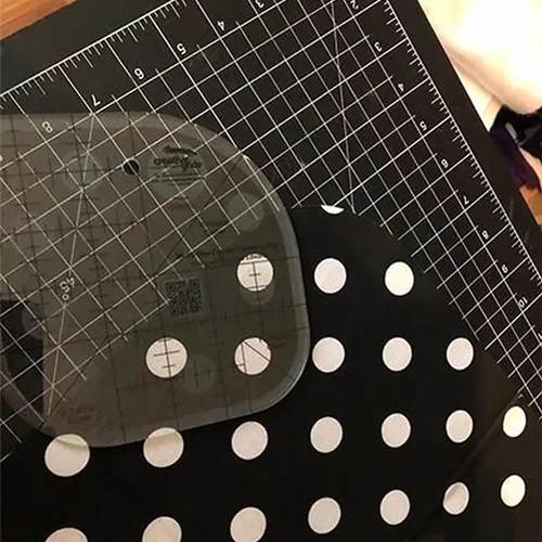 Miniatura 3 de Regla de corte de esquina curvada, Plantillas transparentes de patchwork de costura acrílica, Plantilla creativa de edredón, suministros de bricolaje