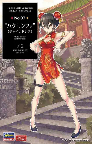 1/12 12 Colección Tamago Girls No.07 "Haku Rinpha" (vestido chino) Figura de resina sin pintar