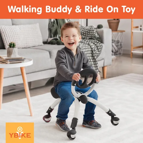 Miniatura 3 de YBIKE Pewi Bicicleta de Equilibrio para Niños Pequeños - Juguetes de Montar para Niños, Carro de Empuje para Bebé, Andador para Niños Pequeños de 9
