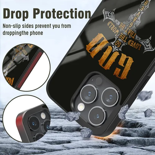 Miniatura 3 de Fundas de teléfono con versículos de Biblias cristianas para mujeres y niñas para iPhone 11 12 13 14 15 16 17 Pro Max Plus Mini X 7 8 SE