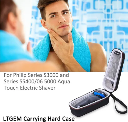 Miniatura 7 de LTGEM - Funda para afeitadora Philips Norelco Electric Men Series 2100 2300 3500 6800 3100 5500 5100 5300 5700 6880 7100 para afeitadora giratoria