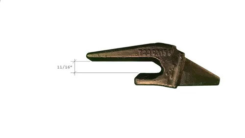 Miniatura 2 de 5 - Mini dientes de cucharón para excavadora, vástagos y pasadores soldados - X156L, T230X156, P156