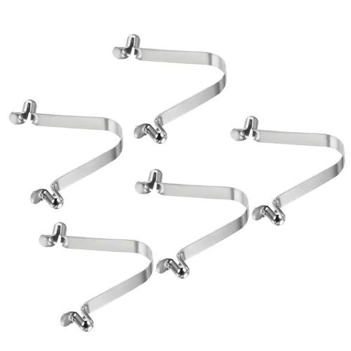 PATIKIL Broches de remo de kayak de 0.236 x 0.236 pulgadas, paquete de 5 clips de resorte de botón hueco de acero, tubo de bloqueo de botón hueco de
