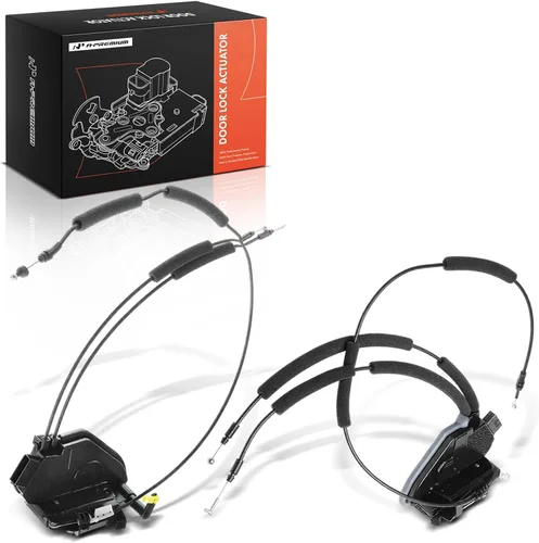 A-Premium Pestillo de bloqueo de puerta y conjunto de cables compatible con vehículos Nissan – Altima 2013 2014 2015 2016 2017 2018, 2.5L 3.5L,