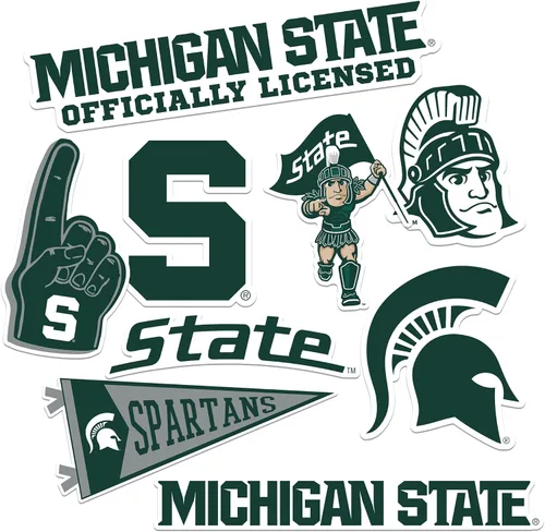 Miniatura 47 de Mississippi State University - Paquete variado de 10 calcomanías de vinilo grandes de lujo, para laptop, botella de agua, álbumes de recortes