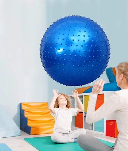 Miniatura 3 de Bola de Ejercicio Sensorial Grande para Niños, Paquete de 2 Bolas de Ejercicio 33.5" 85CM Hinchables para Niños Pequeños, Grandes Juguetes Inflables