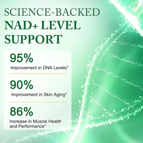 Miniatura 6 de Suplemento NAD, ribósido de nicotinamida NAD, liposoma alternativa NAD extra fuerte, Boost NAD y resveratrol + para mujeres y hombres, energía