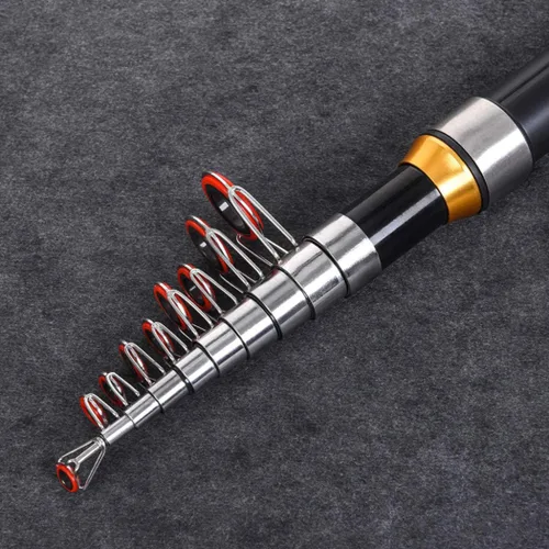 Miniatura 4 de Toasis Pesca Spinning Baitcast Rod Telescópica Pesca Caña 7 Modelos