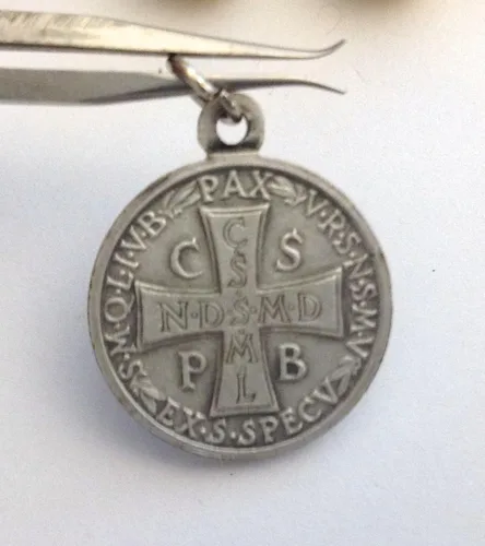 Miniatura 4 de MEDALLA DE SAN BENEDICTO DE NORCIA - MEDALAS DEL PATRON SAINTS - 100 HECHO EN ITALIA