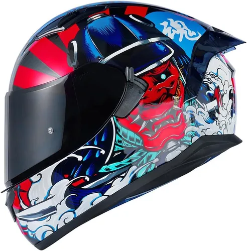 Miniatura 10 de HAX Obsidian - Casco de motocicleta de cara completa con doble visera para adultos, para motocicleta de calle, con pinlock listo para pinlock, negro