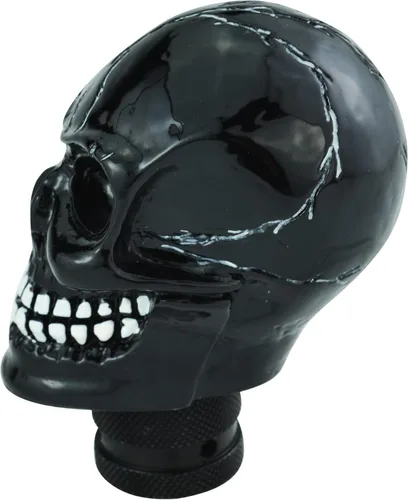 Miniatura 5 de Palanca de cambios con forma de calavera para palanca de cambios de velocidad, ajuste universal para la mayoría de los coches