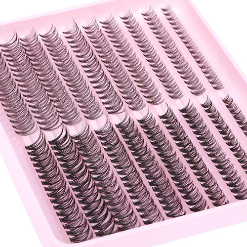 Miniatura 3 de Geeneiya Kit de Extensión de Pestañas 20D+40D, Racimos de Pestañas Suaves, Kit de Extensiones de Pestañas Naturales con Enlace de Pestañas