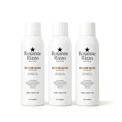 Miniatura 13 de Bronze Glow - Spray bronceador instantáneo para rostro y cuerpo - Bruma bronceadora hidratante - Se mezcla en todos los tonos de piel - Spray