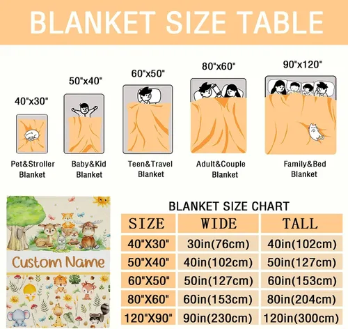 Miniatura 4 de Manta de bebé personalizada con nombre para niñas y niños - Manta de arrullo personalizada para niños pequeños, bebés, recién nacidos - Temática