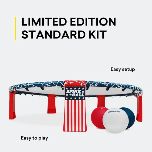 Miniatura 3 de Spikeball Kit estándar de 3 pelotas - Juego para el patio, la playa, el parque, interiores
