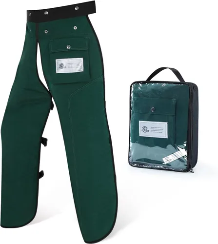 Miniatura 19 de Chaparreras para motosierra con delantal de 8 capas para hombres/mujeres leñadores trabajadores forestales pantalones protectores para motosierra