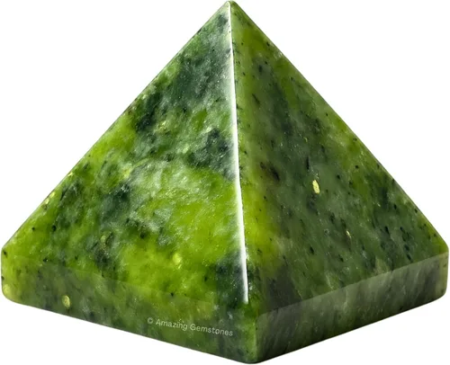 Miniatura 75 de Piedras Curativas de Cristal de Pirámide de Cuarzo Claro de Amazing Gemstone - Figura de Gran Pirámide de 2" de Piedra Natural para Meditación