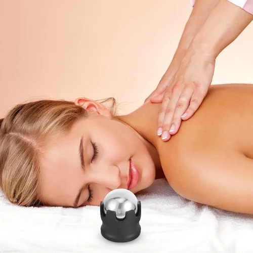 Miniatura 3 de Bola de masaje de acero inoxidable para relajación muscular y masajeador de mano desmontable para cuello, hombros, espalda, brazos, piernas y pies