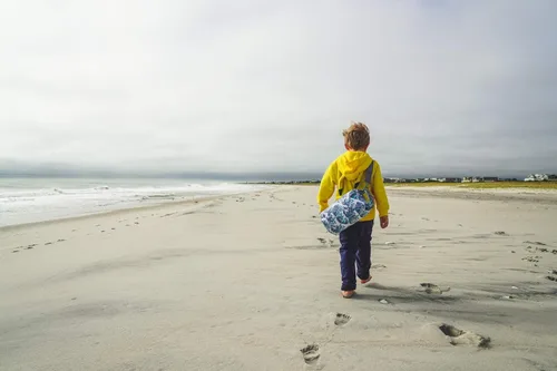 Miniatura 6 de Skog Å Kust DrySak - Bolsa impermeable con tapa enrollable para viajes y al aire libre - tamaños de 5, 10 y 20 litros Olas
