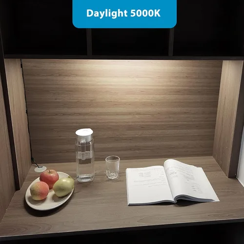 Miniatura 5 de Litever Kit de luz para debajo del gabinete con alimentación USB para encimera de cocina, banco de trabajo, estación de café, espacio de trabajo