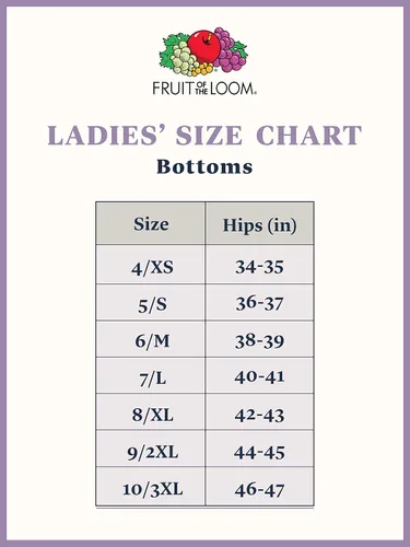 Miniatura 6 de Fruit of the Loom - Calzones Eversoft de algodón para mujer, sin etiquetas y transpirables
