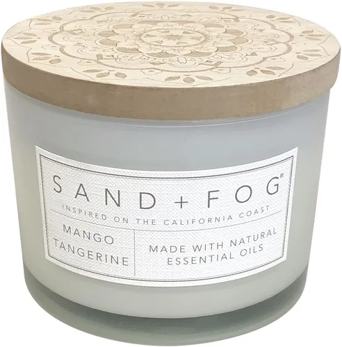 Miniatura 68 de Sand + Fog Vela aromática - Calabaza y Clavo – Fragancias y tamaños adicionales – Mecha 100% de algodón sin plomo - Velas de lujo en tarro