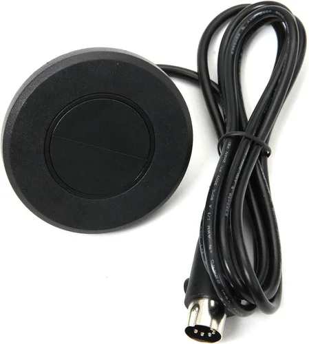 Okin Piezas de repuesto para sillón reclinable, 2 botones de control de mano redondo, enchufe de 5 pines, reemplazo de control de silla elevadora